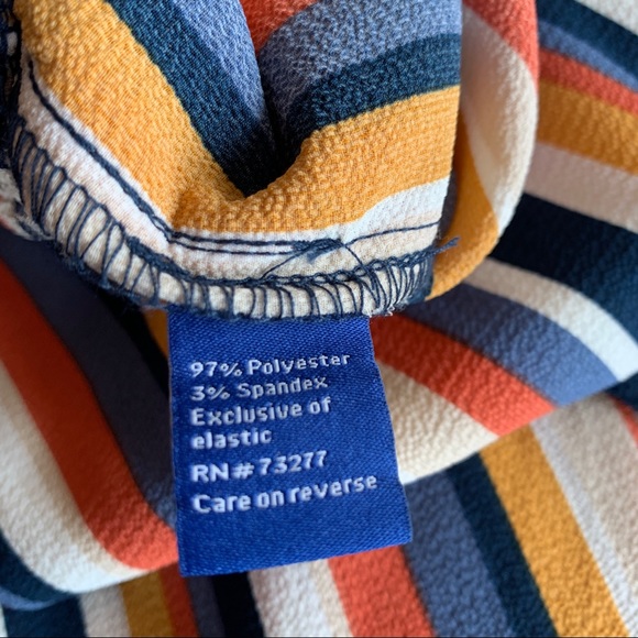 APT. 9 Size XL Striped Wide Leg Romper Jumpsuit - Picture 6 of 6